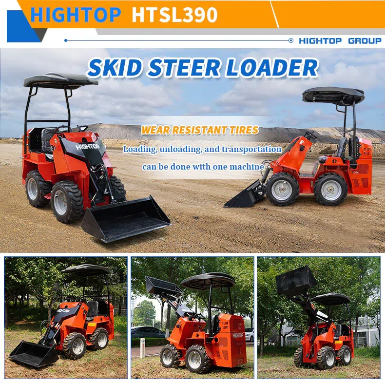 Мини-погрузчик с бортовым поворотом 850kg RATO HTSL390.webp