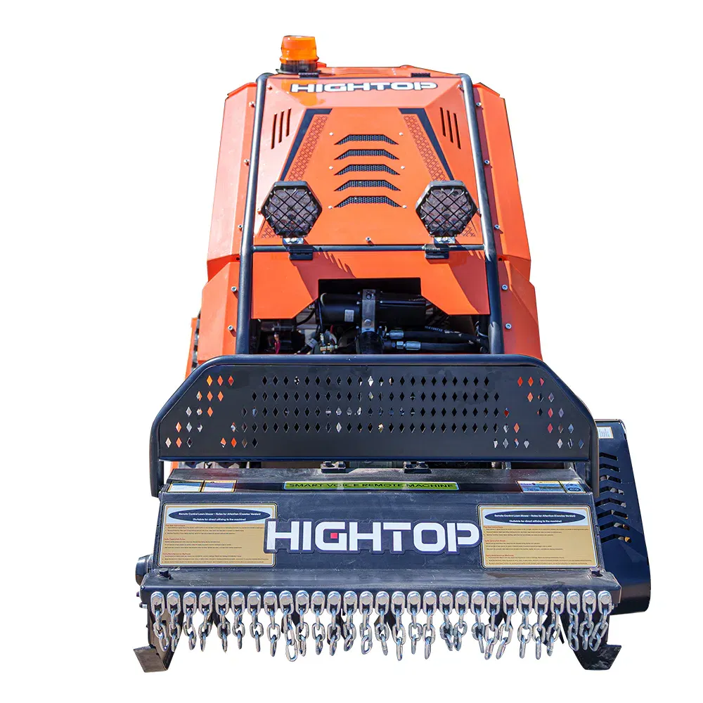 Фотографии многофункциональной дистанционной гусеничной газонокосилки Hightop HTMGP-80