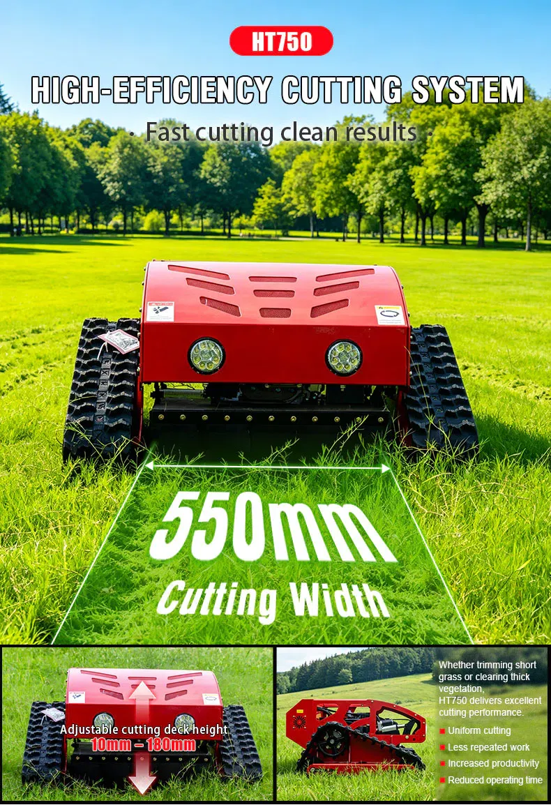 Роботизированная колесная газонокосилка 130kg HT750.webp