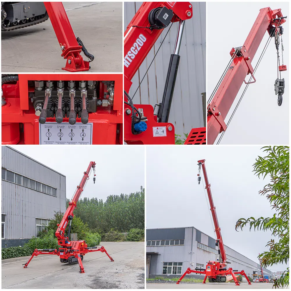 Ton Spider Crane Compact Crawler Crane for Tight Spaces hightop