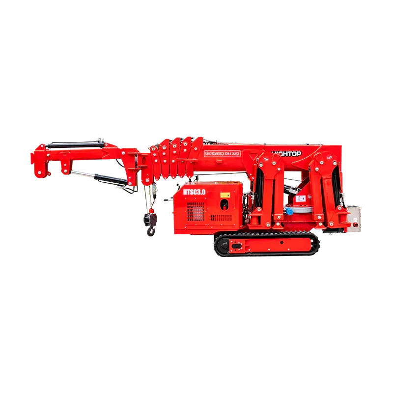 Picture Of The Top 3-ton Telescopic Arm Spider Crane