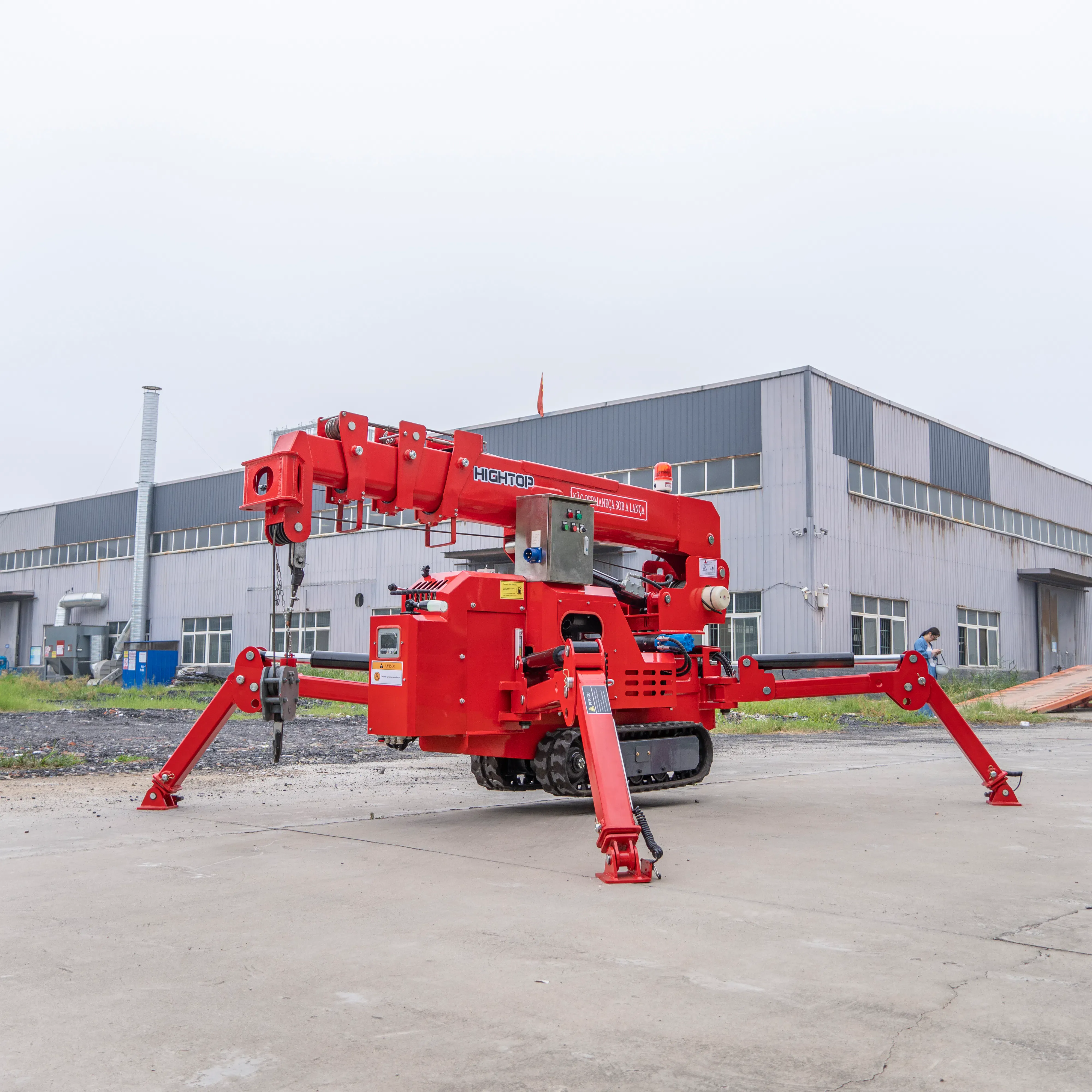 Ton Spider Crane Compact Crawler Crane for Tight Spaces hightop