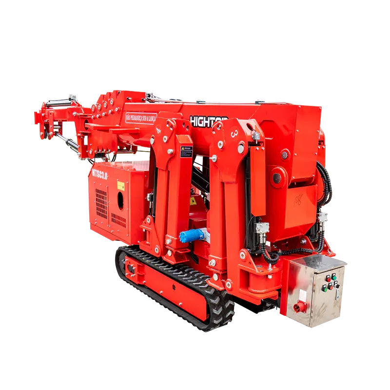 Picture Of The Top 3-ton Telescopic Arm Spider Crane