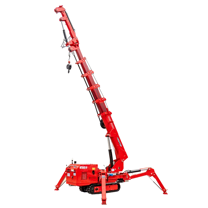 Picture Of The Top 3-ton Telescopic Arm Spider Crane