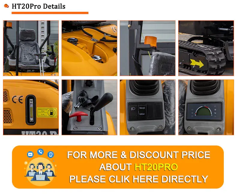Мини-экскаватор 2 тонны Kubota двигатель HT20Pro.webp