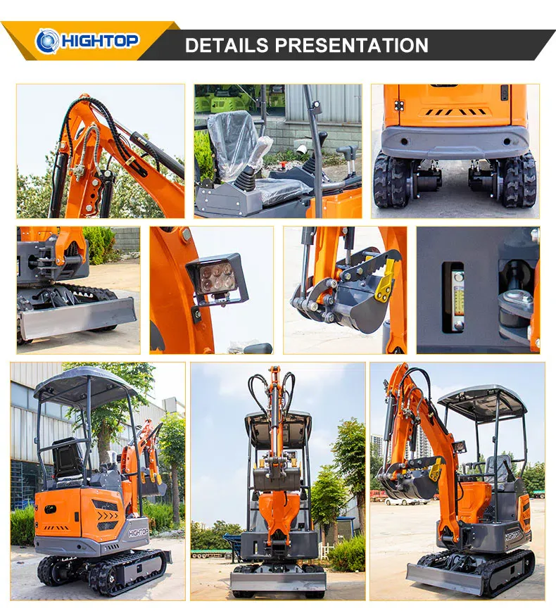 Мини-экскаватор 1.5 тонны с двигателем Kubota Z482 HTY15 Фотографии продукта.webp