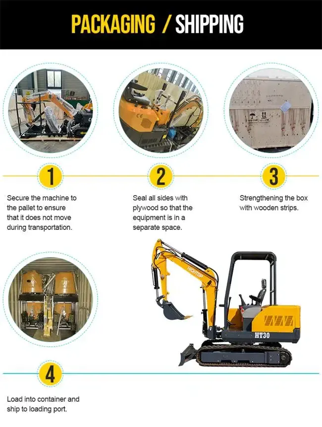 Мини-экскаватор 3 тонны HT30 Triple Pump.webp