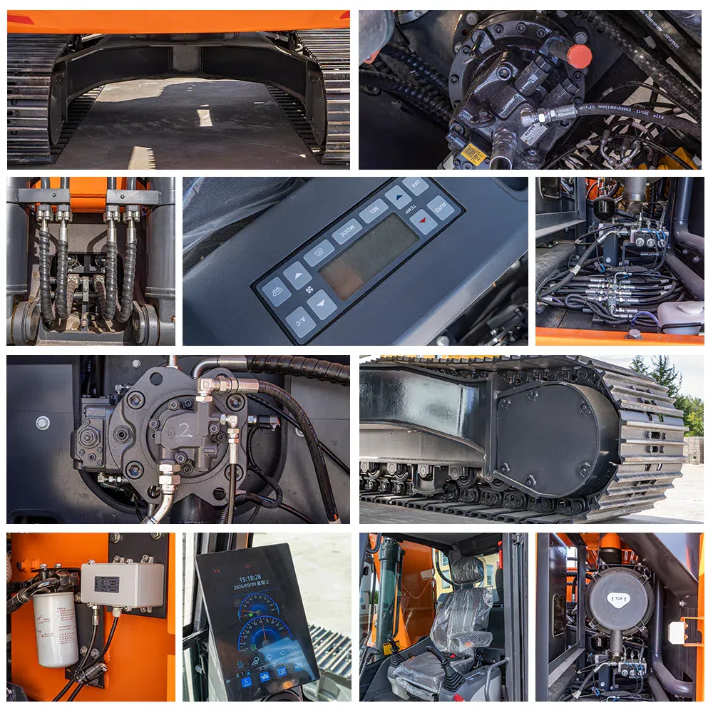 Фотографии гусеничного гидравлического экскаватора Hightop HT260 массой 26 тонн.webp