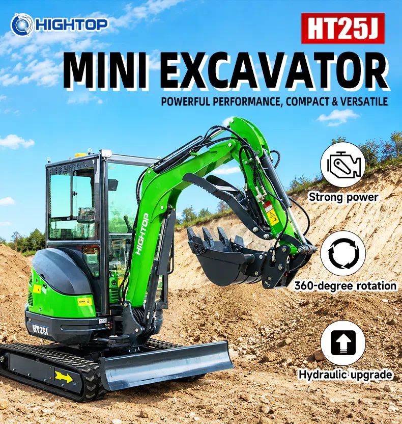Гусеничный дизельный экскаватор HT25J -hightop.webp