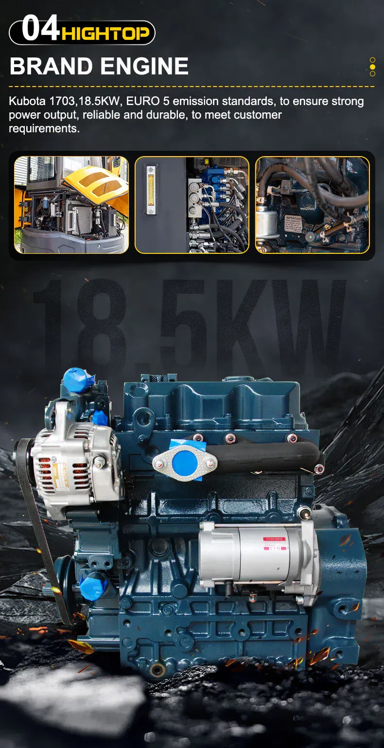 Гусеничный экскаватор 3.5 тонны Kubota D1703 HT35 