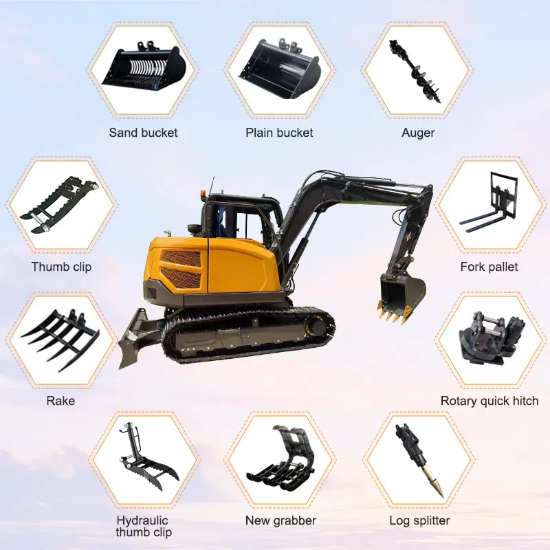 Гусеничный экскаватор 6 тонн Kubota/V2607 HT60.webp