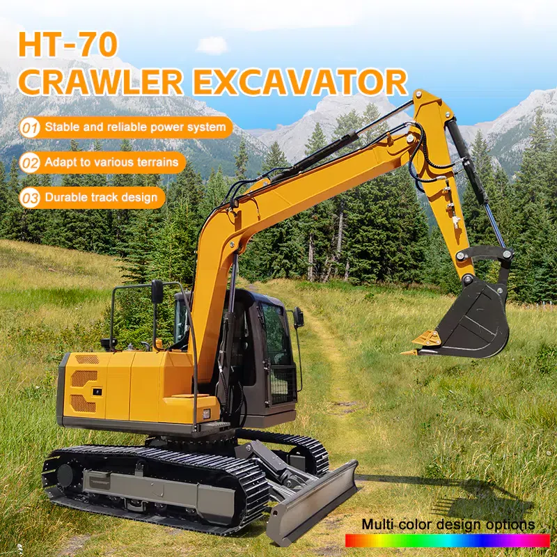 Гусеничный экскаватор 7.5 тонн Kubota V2607 HT75.webp