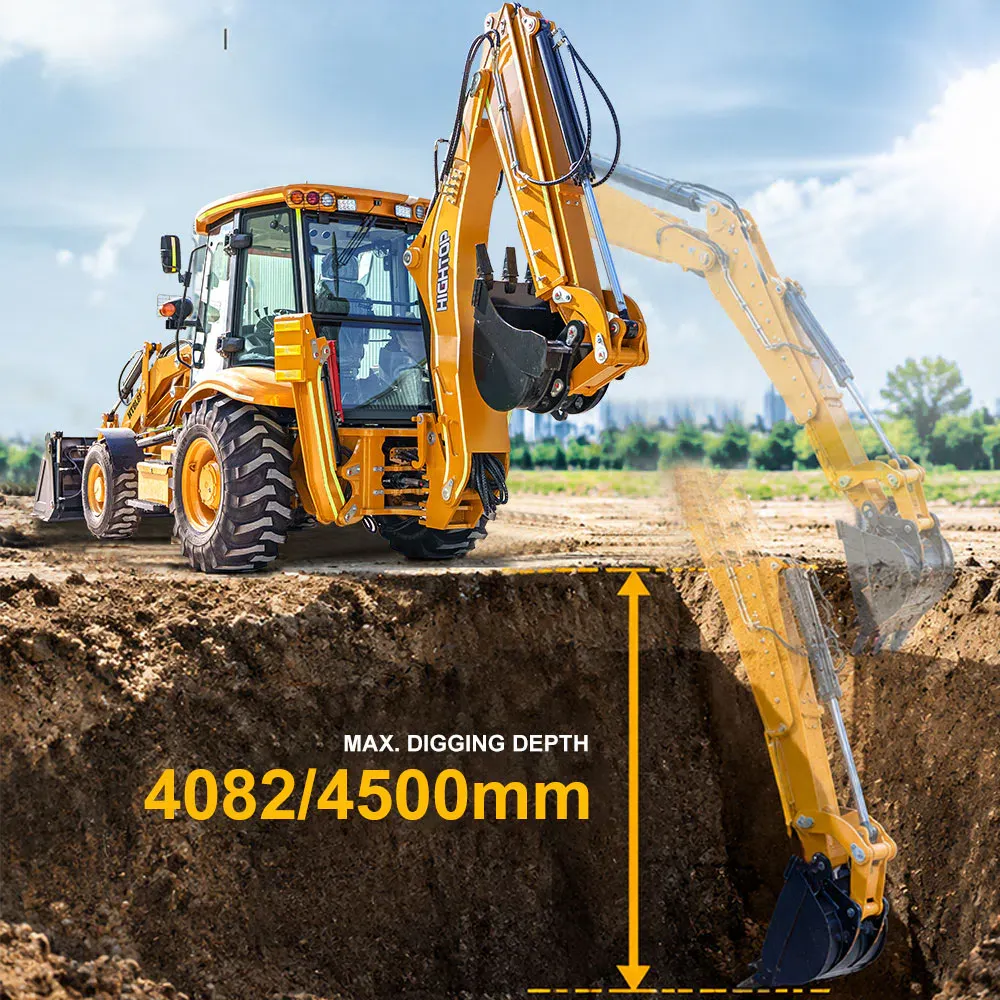 Фотографии экскаватора-погрузчика Hightop HTBL810.webp