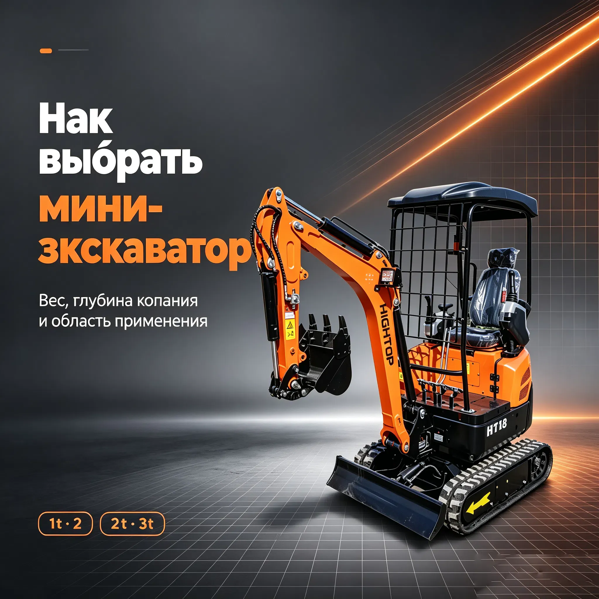 Как выбрать мини-экскаватор для своих задач: полное руководство по выбору