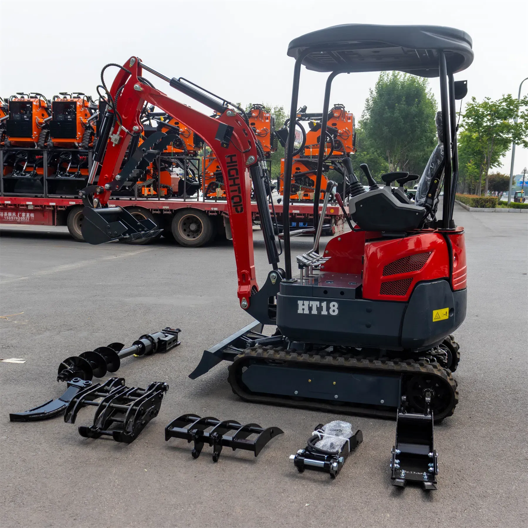 Мини-экскаватор 1.8 тонны Kubota D722 HT18-3